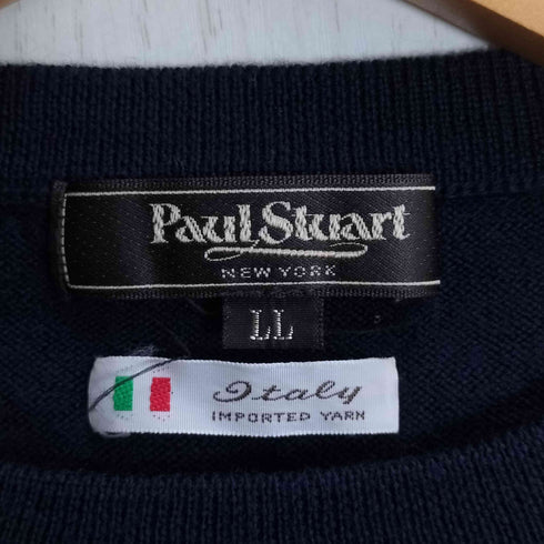 ポールスチュアート Paul Stuart ウール ニットベスト メンズ LL