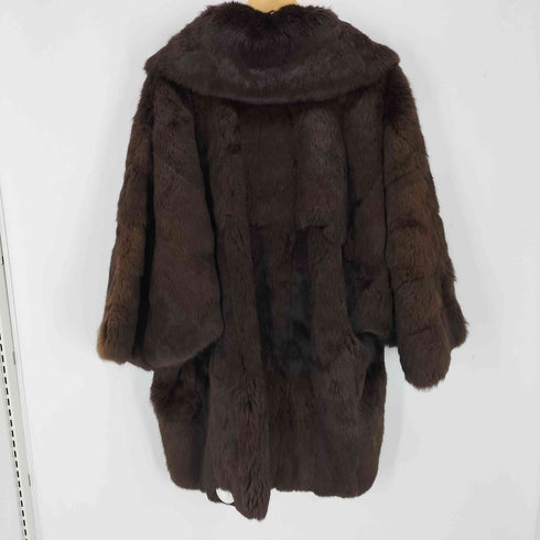 ミンクファーガウンコート レディース