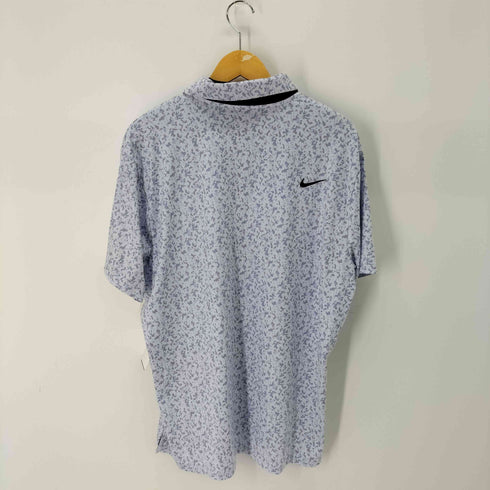ナイキ NIKE DRI-FIT スウォッシュロゴプリント総柄ポロシャツ メンズ JPN:XL