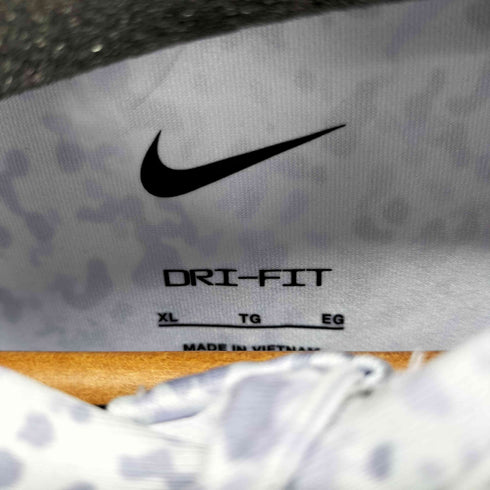 ナイキ NIKE DRI-FIT スウォッシュロゴプリント総柄ポロシャツ メンズ JPN:XL
