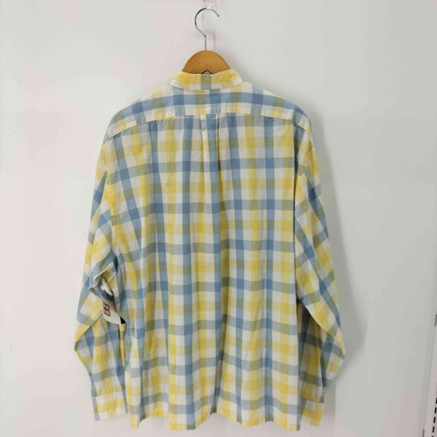 ラルフローレン RALPH LAUREN TILDEN スモールポニー刺繍 チャイナボタン チェックシャツ メンズ JPN:XL