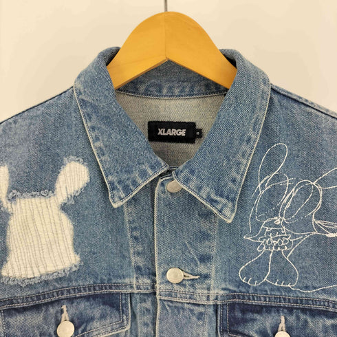 エクストララージ XLARGE 23AW DENIM JACKET コラボ デニムジャケット メンズ import:S