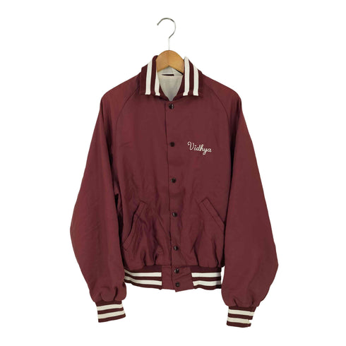 Don Alleson Athletic 70s MADE IN USA リブ付き カレッジワッペンスタジャン SCARSDALE SOFTBALL メンズ import:M