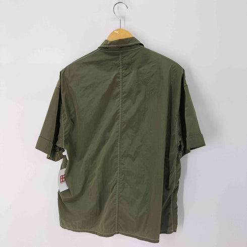 プラスターナ prasthana EAST WIND WORK SHIRT ボックスナイロンジップシャツ メンズ JPN:1