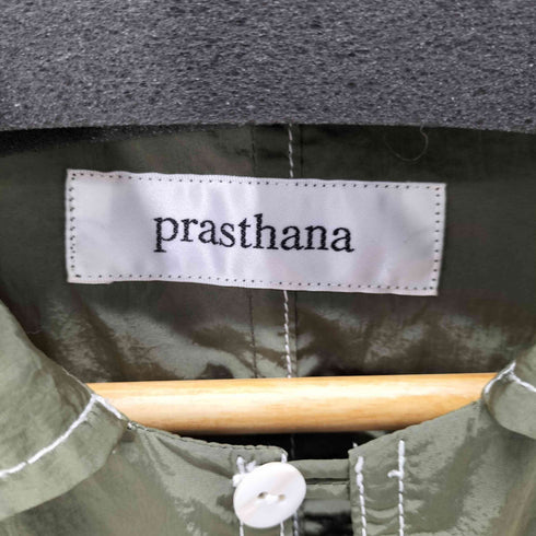 プラスターナ prasthana EAST WIND WORK SHIRT ボックスナイロンジップシャツ メンズ JPN:1