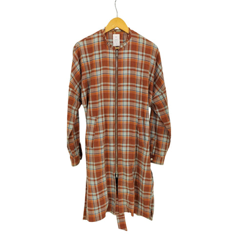 ネーム Name. PLAID COTTON ZIP UP COAT ドビーチェックジップコート メンズ 0
