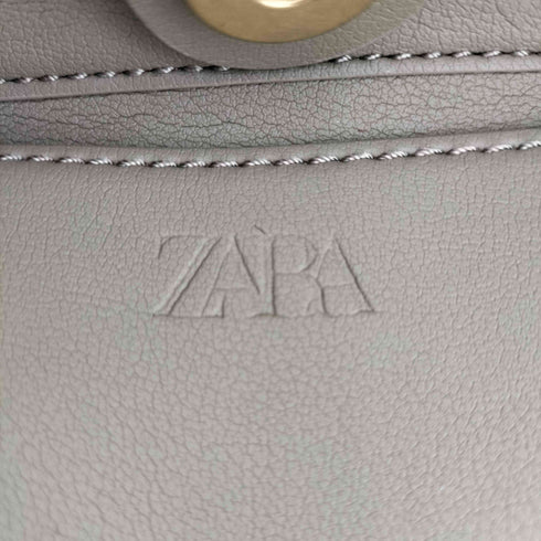 ザラ ZARA フェイクレザーショルダーバッグ レディース