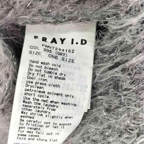 フレイアイディー FRAY I.D 24AW フェザーメッシュニット レディース FREE