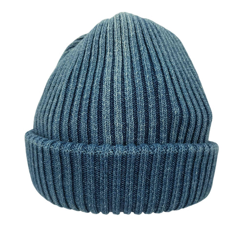 ビューティーアンドユースユナイテッドアローズ BEAUTY & YOUTH UNITED ARROWS TC FADE KNIT CAP コットンリブワッチキャップ インディゴ ニットキャップ ビーニー メンズ