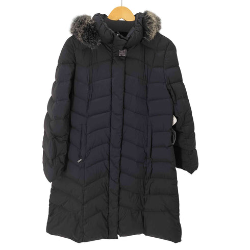 バルマンパリ BALMAIN PARIS フードドッキングダウンコート ファー着脱 レディース JPN:L