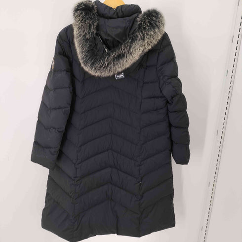 バルマンパリ BALMAIN PARIS フードドッキングダウンコート ファー着脱 レディース JPN:L