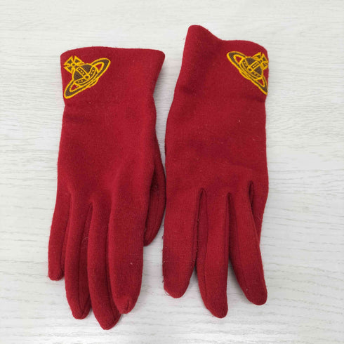 ヴィヴィアンウエストウッド Vivienne Westwood オーブ刺繍 手袋 グローブ タッチ対応 レディース