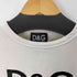 ディーアンドジードルチェアンドガッバーナ D&G DOLCE&GABBANA バイカラー ロゴプリントクロップドS/Sカットソー レディース 28/42