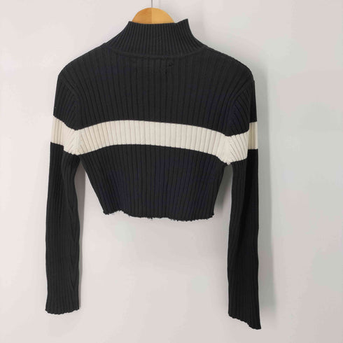 トミーヒルフィガー TOMMY HILFIGER クロップドハイネックニットセータ レディース JPN:M