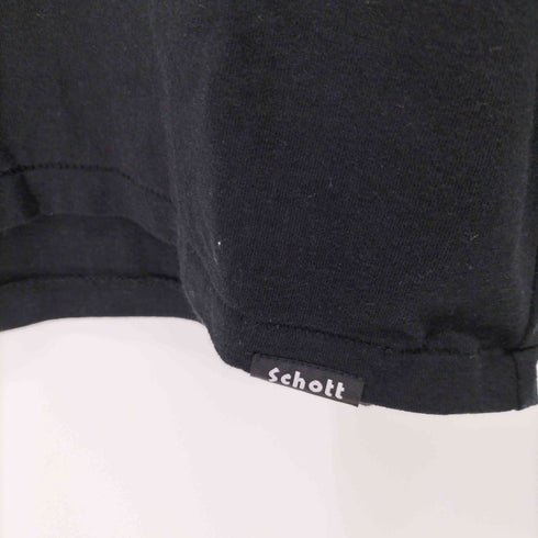 ショット Schott ロゴプリントL/Sカットソー メンズ