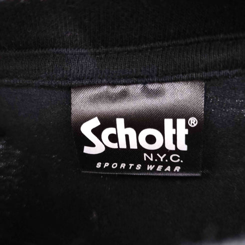 ショット Schott ロゴプリントL/Sカットソー メンズ