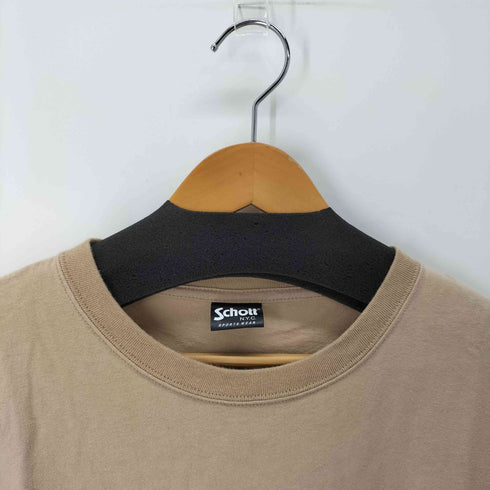 ショット Schott ロゴプリントL/Sカットソー メンズ