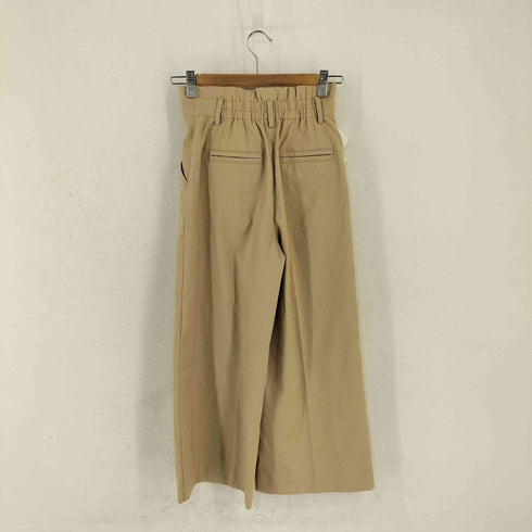 プラステ PLST リネンブレンドストレッチワイドクロップドパンツ レディース XXS