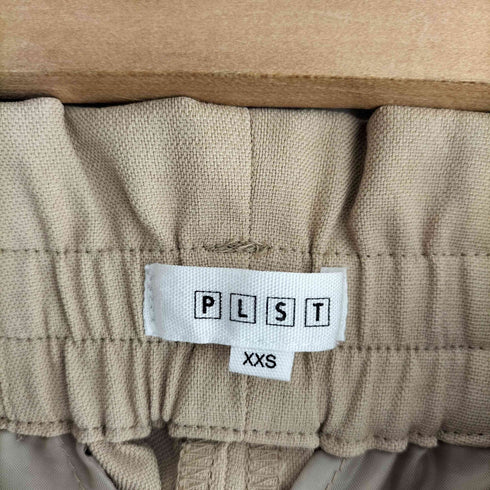 プラステ PLST リネンブレンドストレッチワイドクロップドパンツ レディース XXS