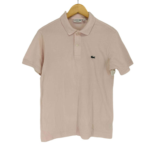 ラコステ LACOSTE 鹿の子 ロゴ刺繍S/S ポロシャツ メンズ JPN:M