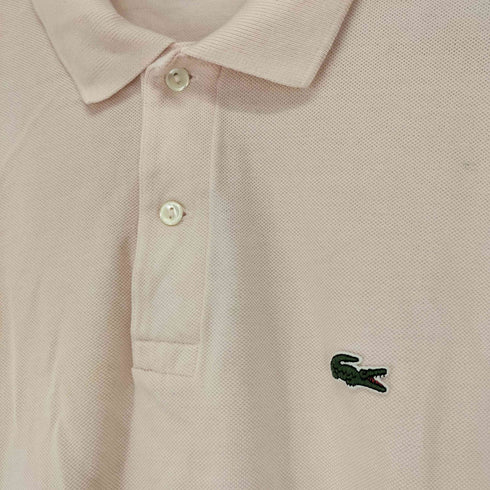 ラコステ LACOSTE 鹿の子 ロゴ刺繍S/S ポロシャツ メンズ JPN:M
