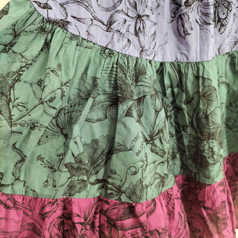 betsey johnson 総柄ギャザーデザインキャミワンピース レディース JPN:S