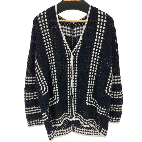ジャーナルスタンダードレリューム JOURNAL STANDARD relume クロシェラインVネックカーディガン レディース