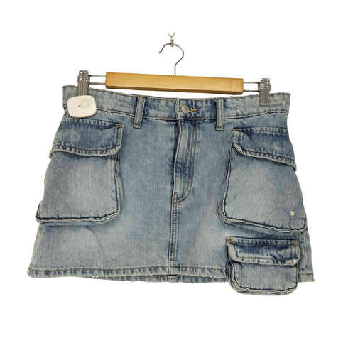 ザラ ZARA カーゴデニムスカート レディース JPN:M