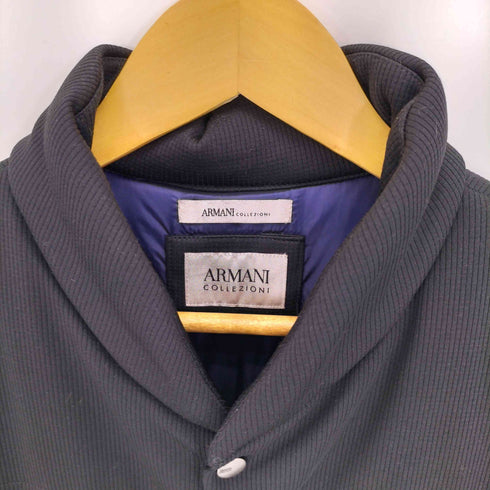 アルマーニコレツィオーニ ARMANI COLLEZIONI マイクロチェック 中綿ベスト メンズ 46