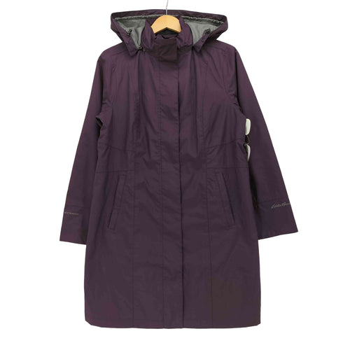 エディーバウアー Eddie Bauer GUARANTEED FOR LIFE ギャランティード フォー ライフ 比翼 フーデッド ショートコート レディース PM