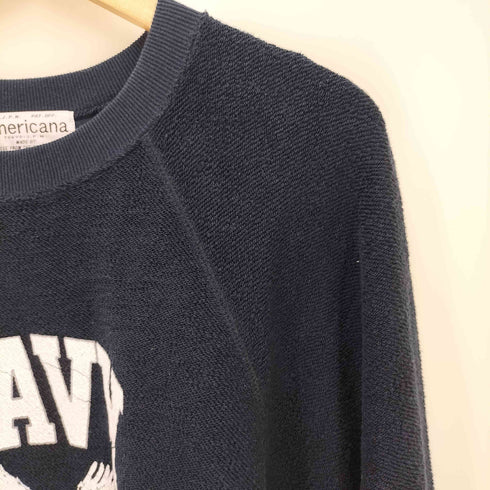 チャコールトーキョー CHARCOAL TOKYO BEAUTY&YOUTH別注 フロントプリントクルーネックラグランスウェットシャツ メンズ JPN:L