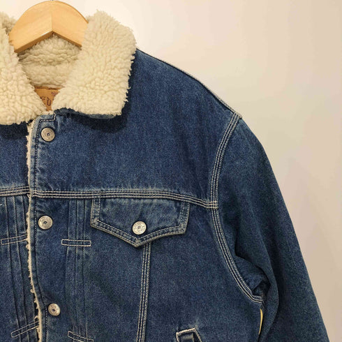 エドウィン EDWIN ボアデニムジャケット メンズ import:L