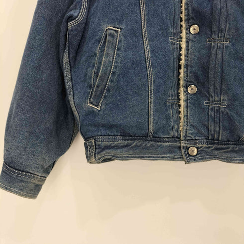 エドウィン EDWIN ボアデニムジャケット メンズ import:L