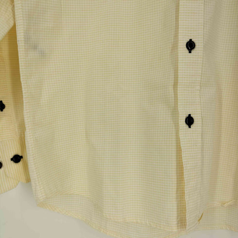 ジョセフアボード JOSEPH ABBOUD ギンガムチェック 比翼ボタンダウン シャツ メンズ import:L