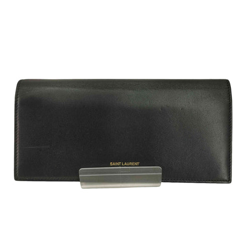 サンローランパリ SAINT LAURENT PARIS ロゴ レザー長財布 メンズ