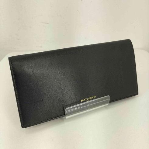 サンローランパリ SAINT LAURENT PARIS ロゴ レザー長財布 メンズ