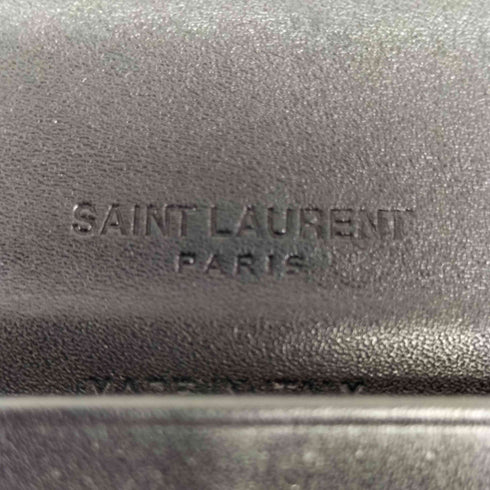 サンローランパリ SAINT LAURENT PARIS ロゴ レザー長財布 メンズ