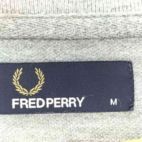 フレッドペリー FRED PERRY ロゴ 刺繍 コットン ニット カーディガン メンズ import:M