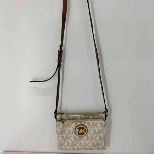 マイケルコース Michael Kors モノグラム MKロゴ総柄ショルダーポーチ ショルダーバッグ レディース