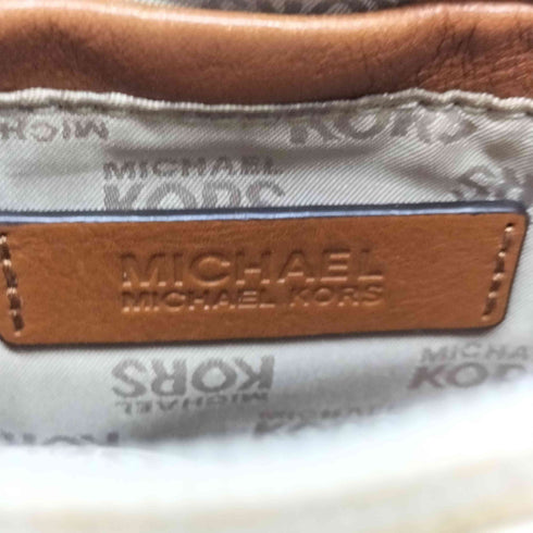 マイケルコース Michael Kors モノグラム MKロゴ総柄ショルダーポーチ ショルダーバッグ レディース