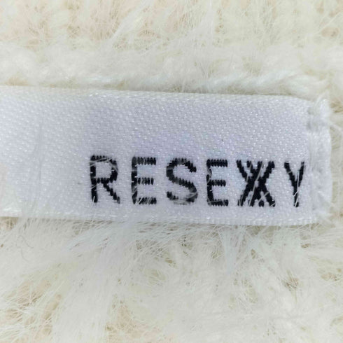 リゼクシー RESEXXY シャギーミニニットワンピース レディース FREE