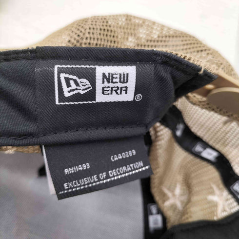 ニューエラ NEW ERA adjustable フロント刺繍 6パネルメッシュキャップ メンズ