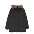 ギャップ Gap IDEALジッパー フェイクファー フーデッドダウンジャケット メンズ import:M