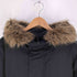 ギャップ Gap IDEALジッパー フェイクファー フーデッドダウンジャケット メンズ import:M