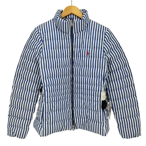 ポロラルフローレン POLO RALPH LAUREN ストライプド パッカブル ダウン ジャケット レディース import:M