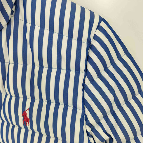 ポロラルフローレン POLO RALPH LAUREN ストライプド パッカブル ダウン ジャケット レディース import:M