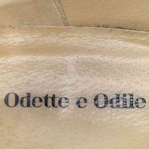 オデットエオディール Odette e Odile 外羽根式 プレントゥ レザーシューズ レディース JPN:24.5