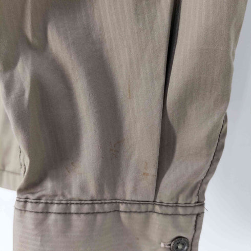 ジョセフアボード JOSEPH ABBOUD シャドーストライプ コットンポリ ミリタリージャケット メンズ import:L