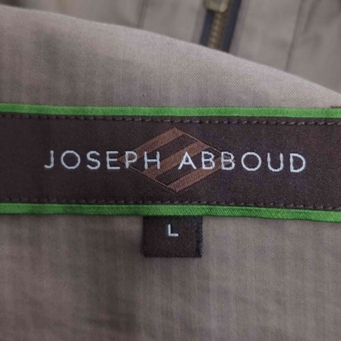 ジョセフアボード JOSEPH ABBOUD シャドーストライプ コットンポリ ミリタリージャケット メンズ import:L