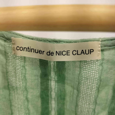 ナイスクラップ NICE CLAUP カットワークシャツワンピース レディース FREE